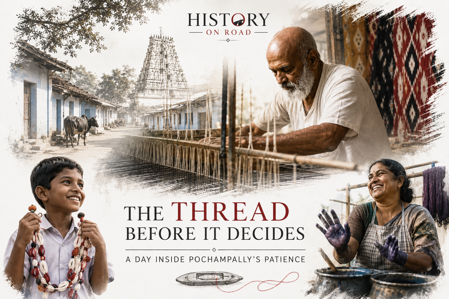 The Thread Before It Decides: A Day Inside Pochampally’s Patience