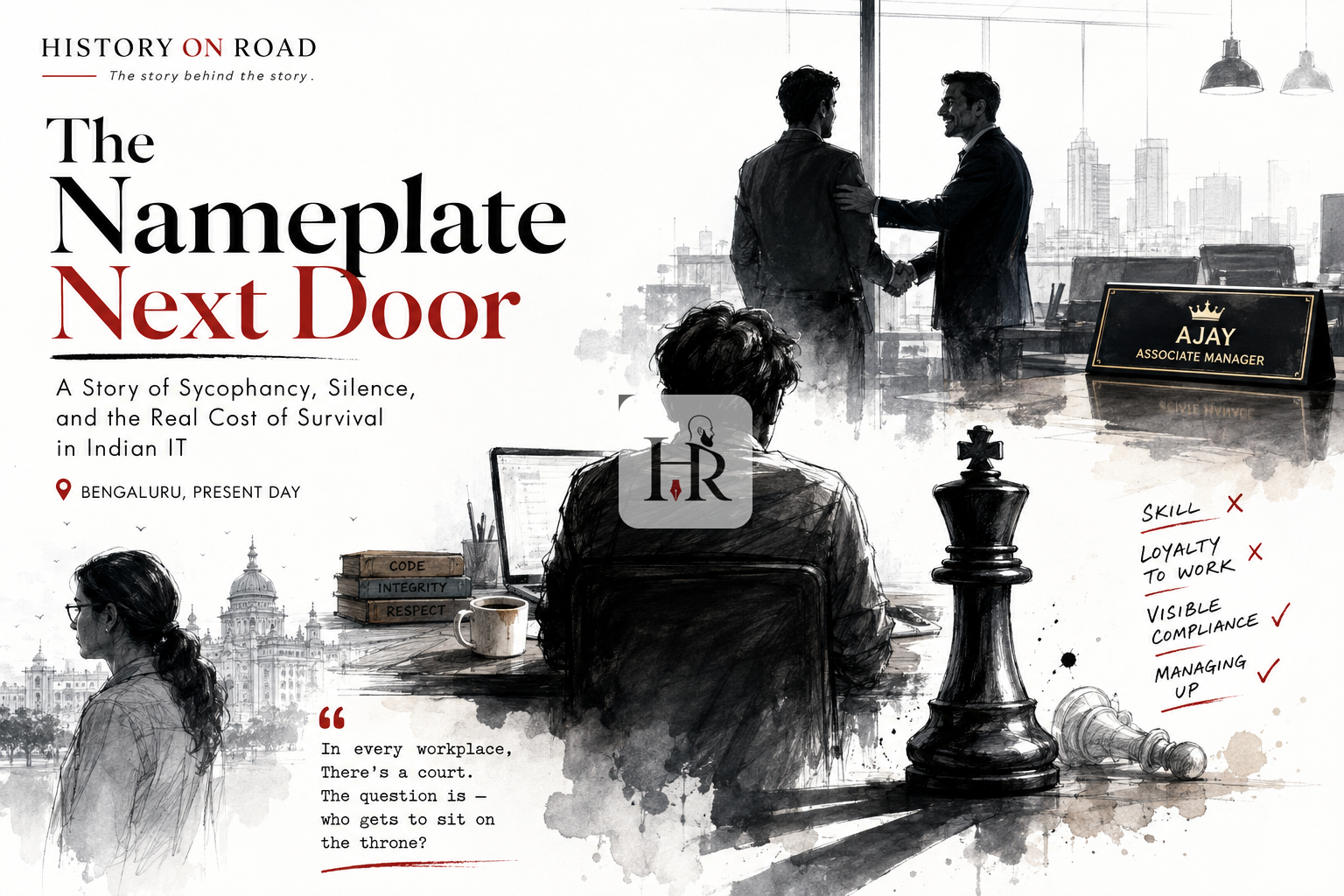“The Nameplate Next Door: A Story of Sycophancy, Silence, and the Real Cost of Survival in Indian IT”